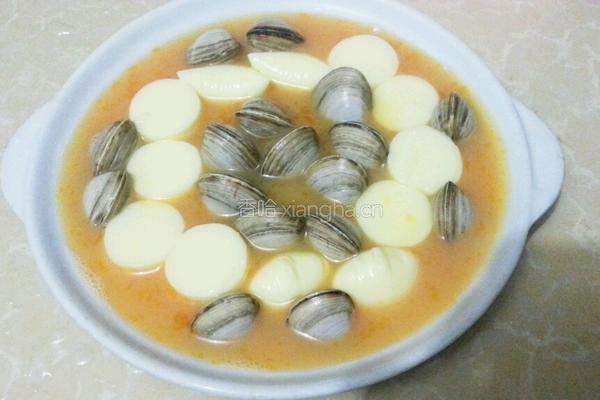 蛤蜊蒸蛋（日本豆腐）的做法图解7