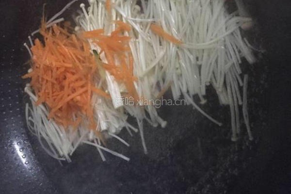 凉拌金针菇的做法图解5