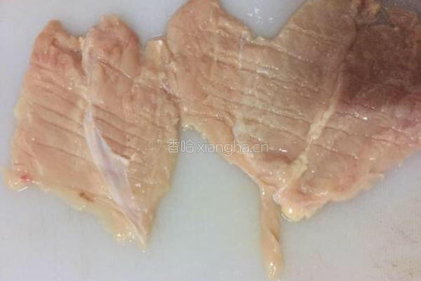 香酥鸡排的做法图解2