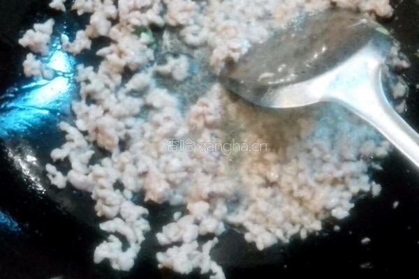 肉沫豆腐的做法图解2
