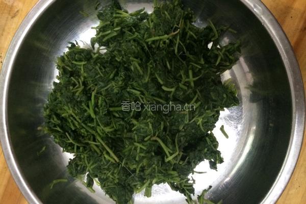 艾草煎鸡蛋的做法图解5