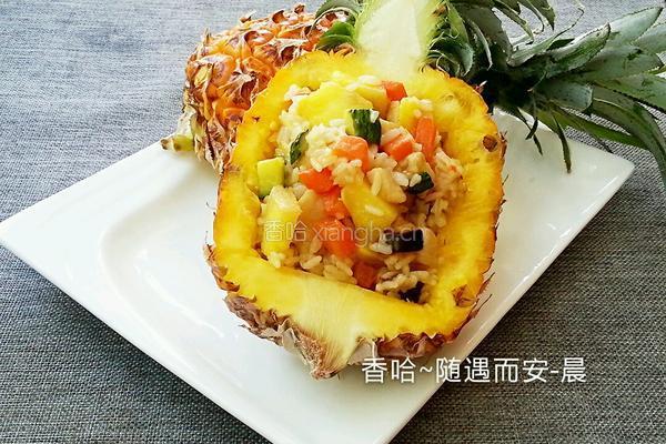 菠萝鸡丁炒饭的做法图解10