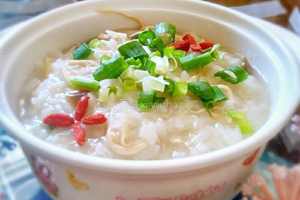 皮蛋鸡肉粥的做法图解10