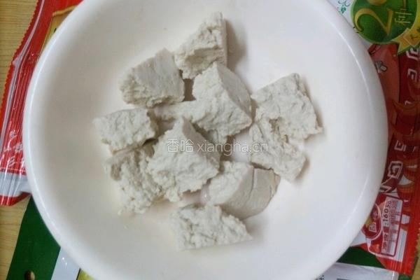 黄金豆腐汤的做法图解2