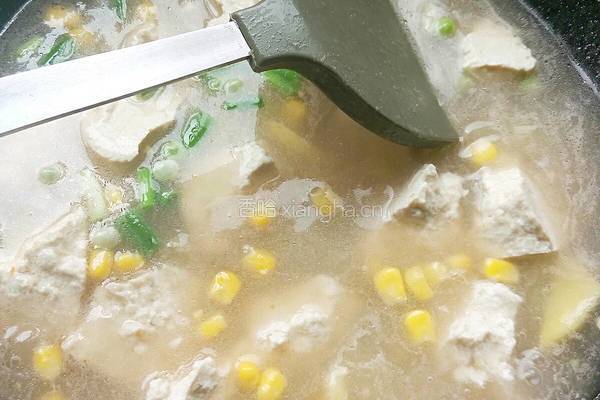 黄金豆腐汤的做法图解6