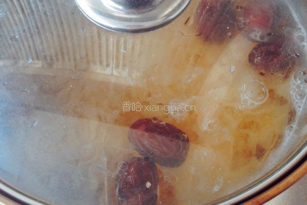冰糖银耳红枣羹的做法图解7