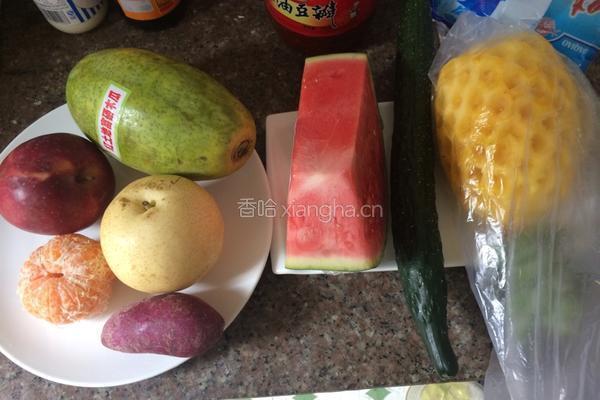 水果沙拉的做法图解1