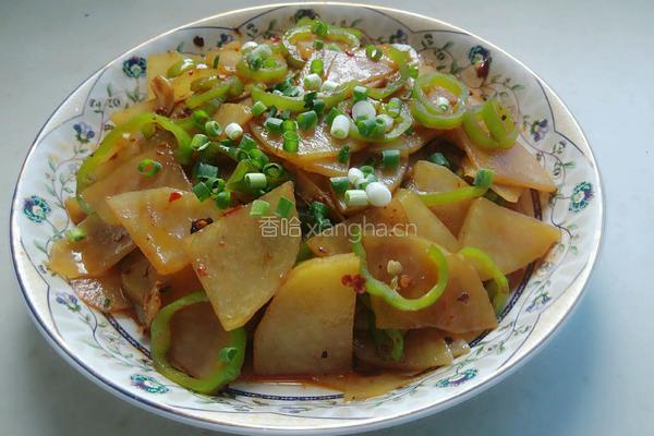 老干妈青椒土豆片（香辣版）的做法图解8
