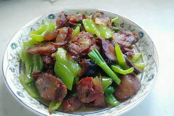 青椒香肠（香辣）的做法图解9