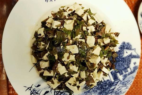 香椿豆腐的做法图解7