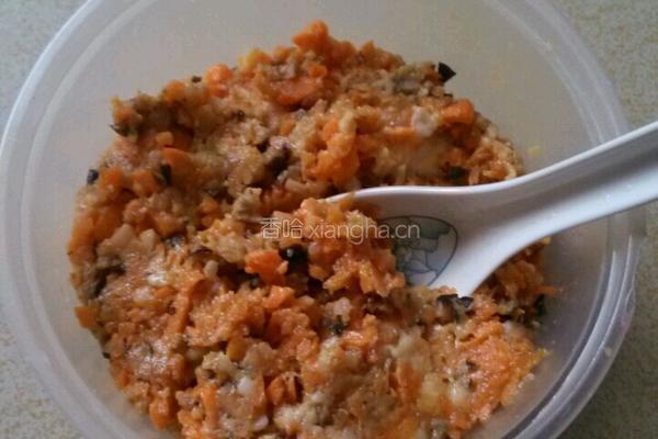 水煎油饺的做法图解1
