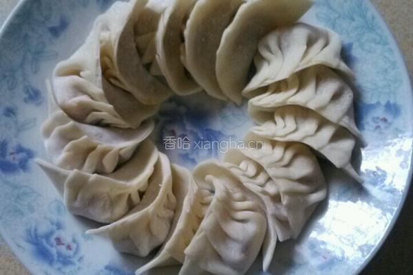 水煎油饺的做法图解3