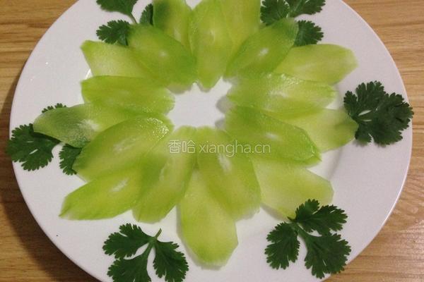 凉拌莴笋片的做法图解6
