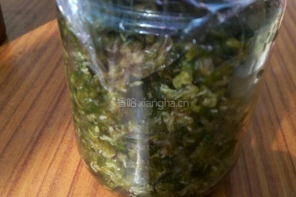 槐花酱的做法图解4