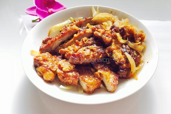香煎猪扒的做法图解5
