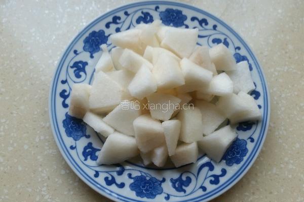木瓜梨子银耳汤的做法图解4