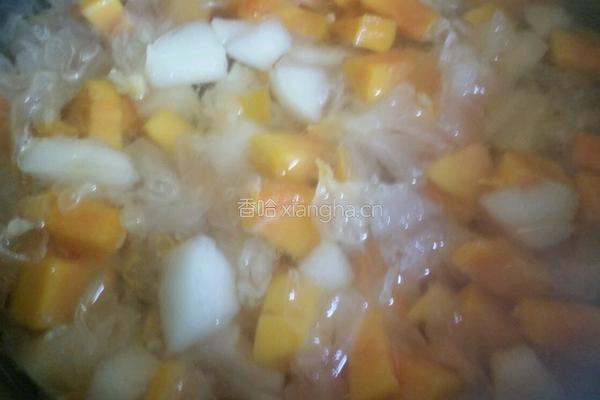 木瓜梨子银耳汤的做法图解9