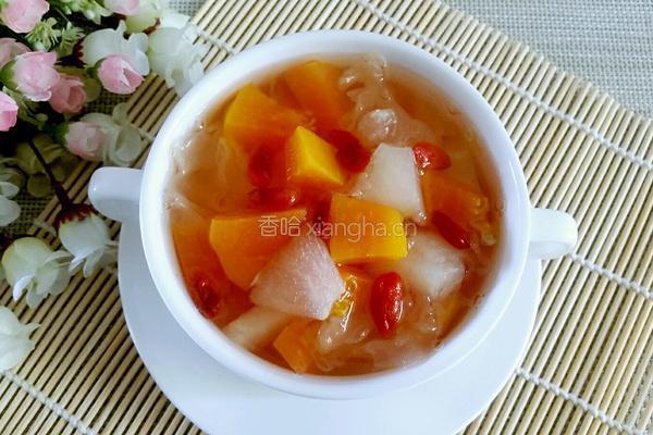 木瓜梨子银耳汤的做法图解10