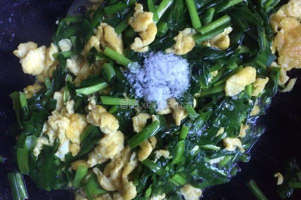韭菜炒鸡蛋的做法图解8