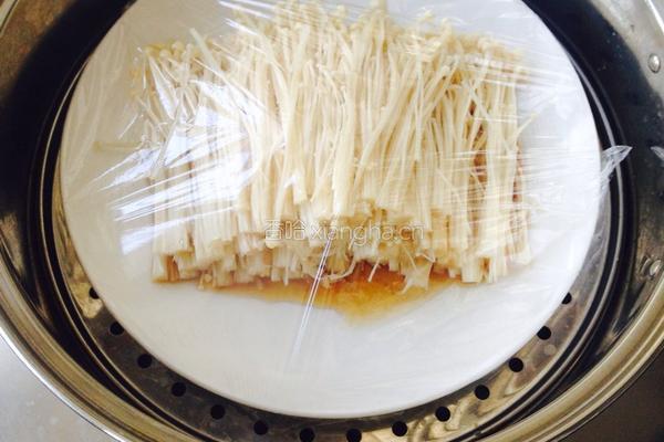 油泼金针菇的做法图解7