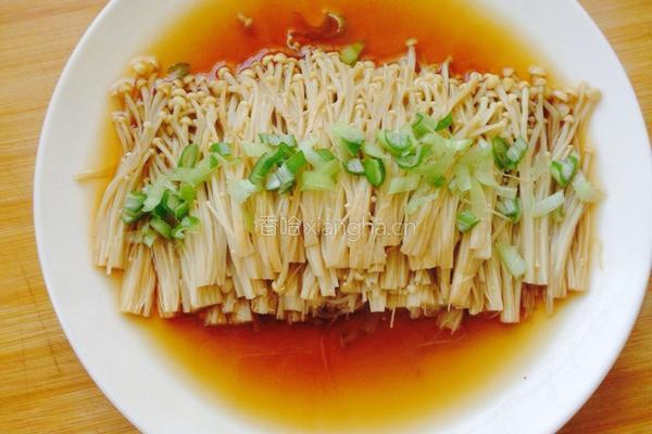 油泼金针菇的做法图解9