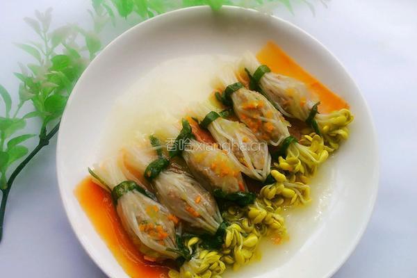 豆芽酿的做法图解10