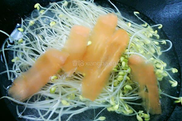 豆芽酿的做法图解2