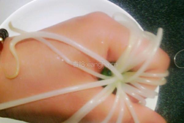 豆芽酿的做法图解5