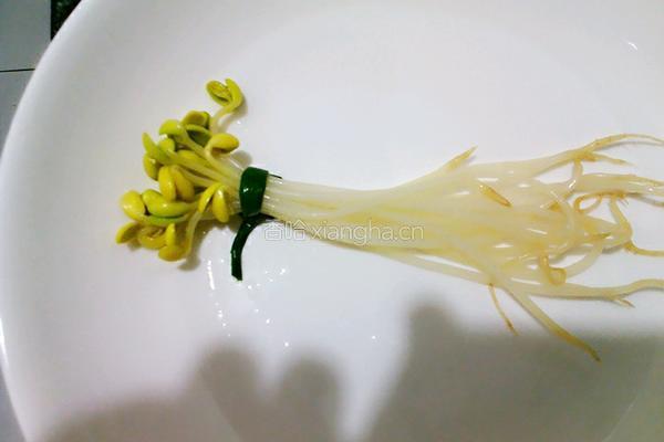 豆芽酿的做法图解4