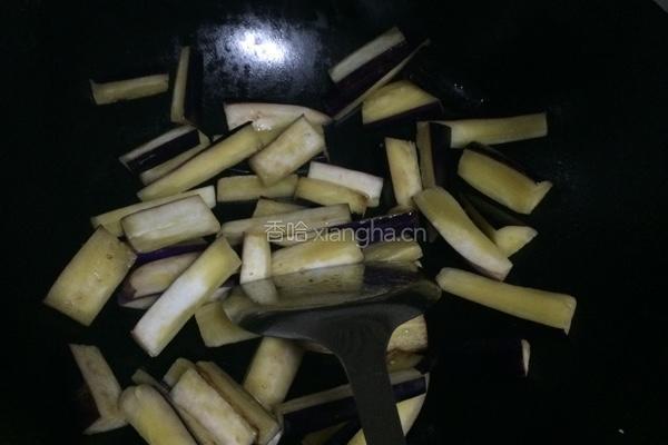 辣椒炒茄子的做法图解3