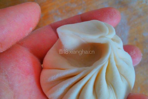 菊花包子的包法的做法图解3