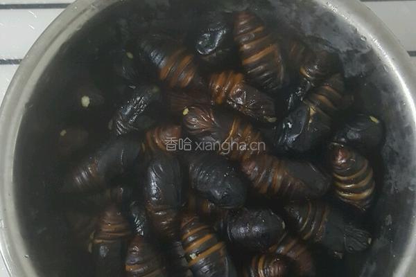 炸柞蚕蛹的做法图解2