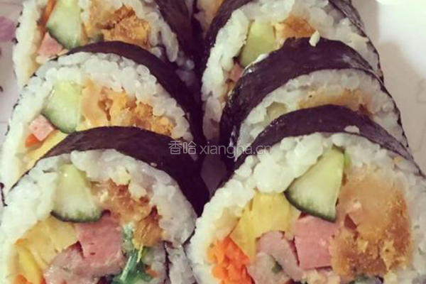 自制美味寿司的做法图解4