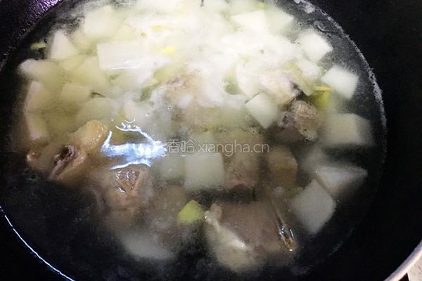 白萝卜炖排骨的做法图解6