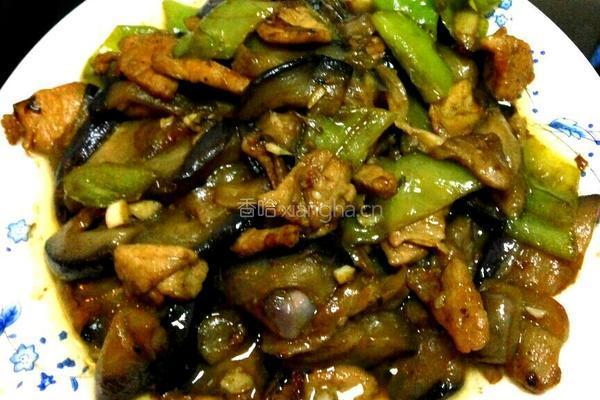 肉烧茄子的做法图解5