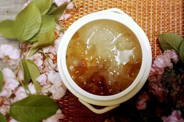 桃胶银耳莲子糖水的做法图解10