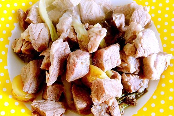 梅花肉炖粉条的做法图解5