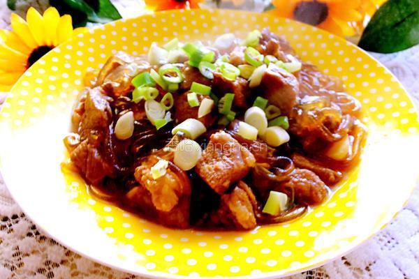 梅花肉炖粉条的做法图解13