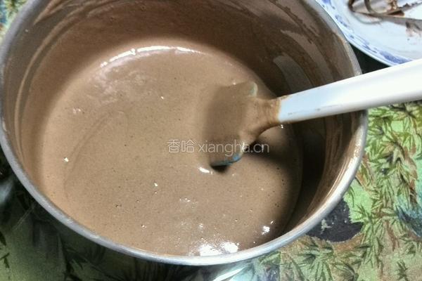 可可戚风蛋糕8寸的做法图解13