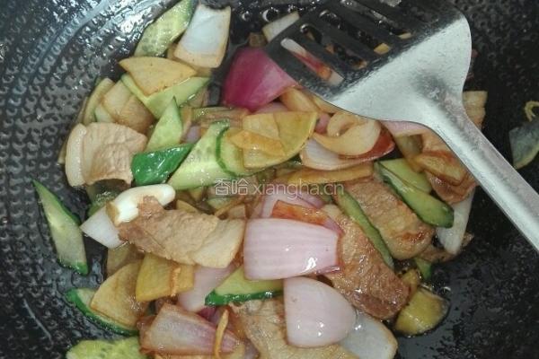 肉片炒三鲜的做法图解10