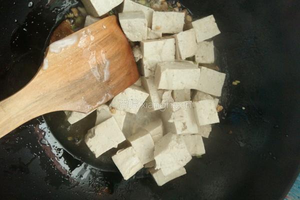 豆腐烧油菜的做法图解7