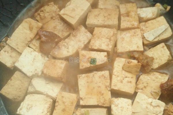 豆腐烧油菜的做法图解8