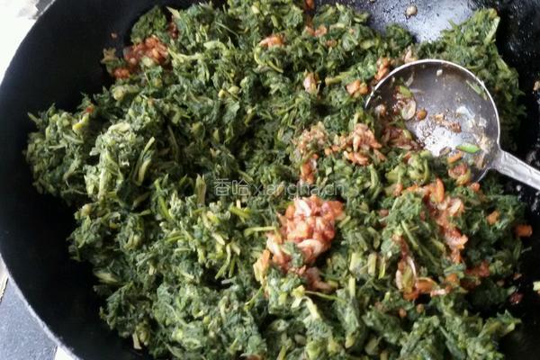 野菜包子(白蒿)的做法图解11