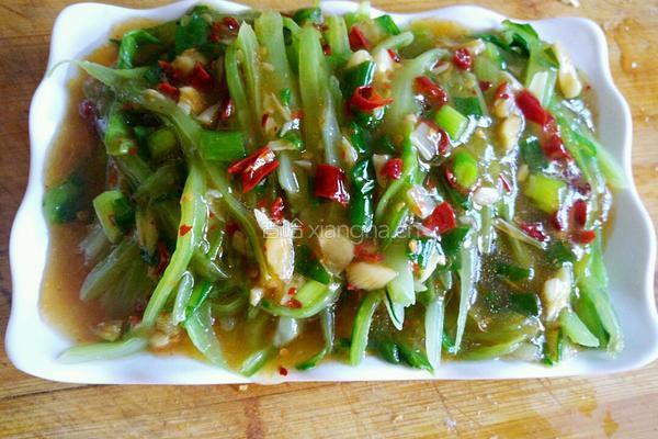 耗油根达菜的做法图解11