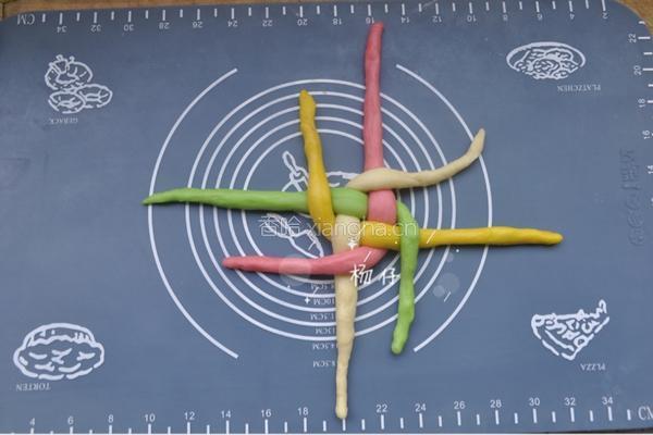 彩色绣球面包做法的做法图解9