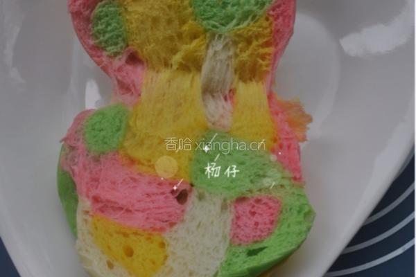 彩色绣球面包做法的做法图解17