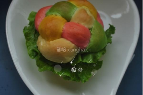 彩色绣球面包做法的做法图解19