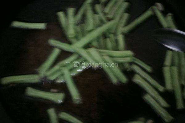 辣豇豆炒饭的做法图解6