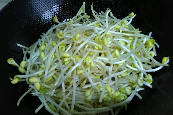 黄豆芽炒肉丝的做法图解4