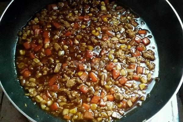 蔬菜肉末拌通心粉的做法图解4